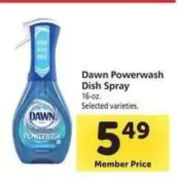 Safeway Dawn Powerwash Dish Spray offer