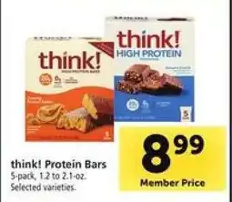 Safeway think! Protein Bars offer