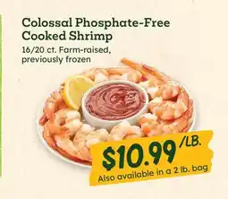 Sprouts Farmers Market Colossal Phosphate-Free Cooked Shrimp offer
