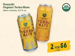 Sprouts Farmers Market Guayakí Organic Yerba Mate offer