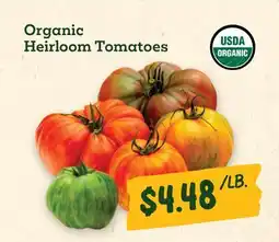 Sprouts Farmers Market Organic Heirloom Tomatoes offer