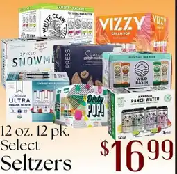 Ridley's Family Markets Seltzer offer