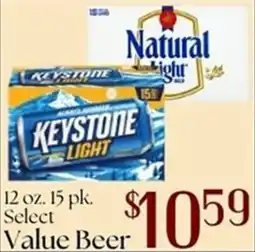 Ridley's Family Markets Value Beer offer