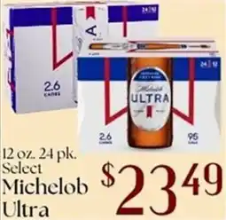 Ridley's Family Markets Michelob Ultra offer
