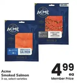 Albertsons Acme Smoked Salmon offer