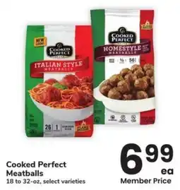 Albertsons Cooked Perfect Meatballs offer
