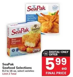 Albertsons SeaPak Seafood Selections offer