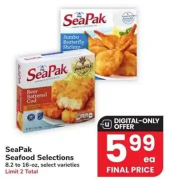 Albertsons SeaPak Seafood Selections offer