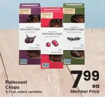 Albertsons Raincoast Crisps offer