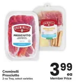 Albertsons Creminelli Prosciutto offer
