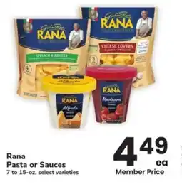 Albertsons Rana Pasta or Sauces offer