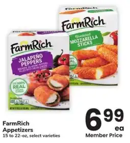 Albertsons FarmRich Appetizers offer