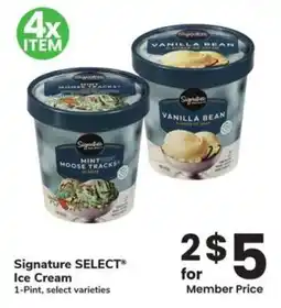 Albertsons Signature SELECT Ice Cream offer