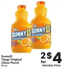 Albertsons SunnyD Tangy Original Citrus Punch offer