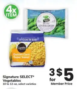 Albertsons Signature SELECT Vegetables offer