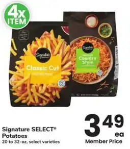 Albertsons Signature select potatoes offer
