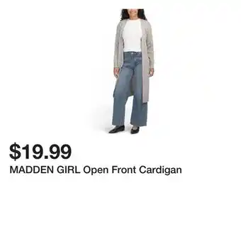Marshalls MADDEN GIRL Open Front Cardigan offer