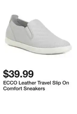 Marshalls ECCO Leather Travel Slip On Comfort Sneakers offer