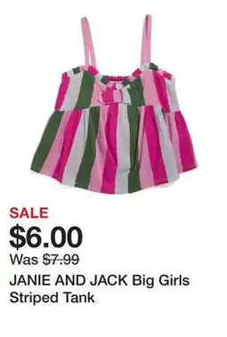 Marshalls JANIE AND JACK Big Girls Striped Tank offer