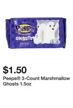 Five Below Peeps 3-Count Marshmallow Ghosts 1.5oz offer
