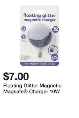 Five Below Floating Glitter Magnetic Magsafe Charger 10W offer