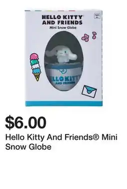 Five Below Hello Kitty And Friends Mini Snow Globe offer