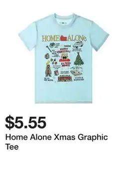 Five Below Home Alone Xmas Graphic Tee offer