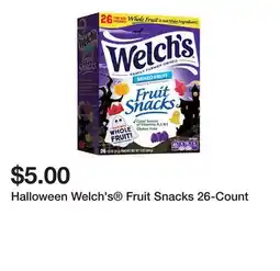 Five Below Halloween Welch's Fruit Snacks 26-Count offer