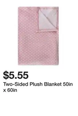 Five Below Two-Sided Plush Blanket 50in x 60in offer