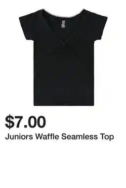 Five Below Juniors Waffle Seamless Top offer
