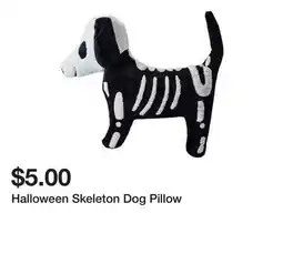 Five Below Halloween Skeleton Dog Pillow offer