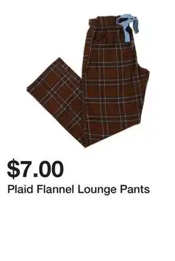 Five Below Plaid Flannel Lounge Pants offer