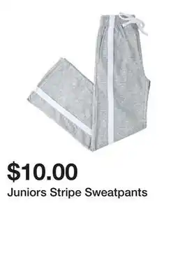 Five Below Juniors Stripe Sweatpants offer
