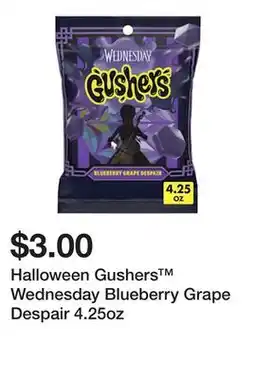Five Below Halloween Gushers Wednesday Blueberry Grape Despair 4.25oz offer
