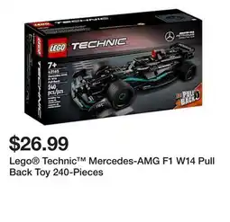Five Below Lego Technic Mercedes-AMG F1 W14 Pull Back Toy 240-Pieces offer