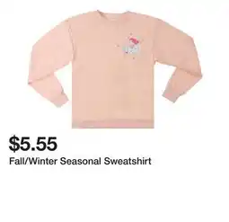 Five Below Fall/Winter Seasonal Sweatshirt offer