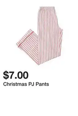 Five Below Christmas PJ Pants offer