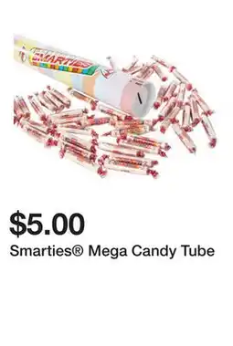 Five Below Smarties Mega Candy Tube offer