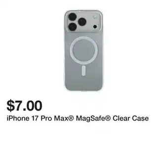 Five Below iPhone 17 Pro Max MagSafe Clear Case offer