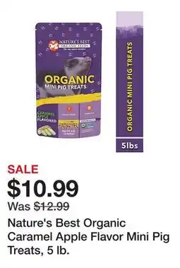 Tractor Supply Company Nature's Best Organic Caramel Apple Flavor Mini Pig Treats, 5 lb offer