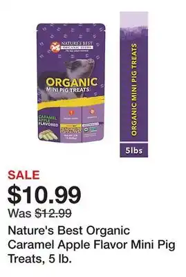 Tractor Supply Company Nature's Best Organic Caramel Apple Flavor Mini Pig Treats, 5 lb offer