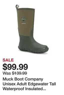 Tractor Supply Company Muck Boot Company Unisex Adult Edgewater Tall Waterproof Insulated Neoprene and Rubber Boots offer