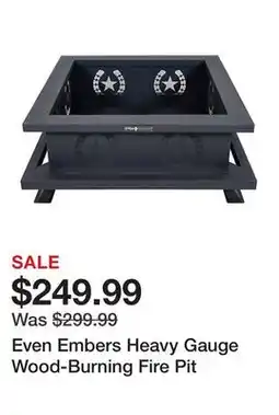 Tractor Supply Company Even Embers Heavy Gauge Wood-Burning Fire Pit offer