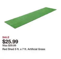 Tractor Supply Company Red Shed 5 ft. x 7 ft. Artificial Grass offer