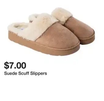 Five Below Suede Scuff Slippers offer