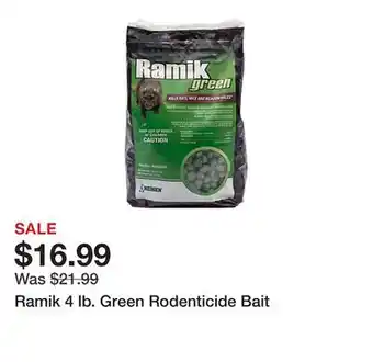 Tractor Supply Company Ramik 4 lb. Green Rodenticide Bait offer