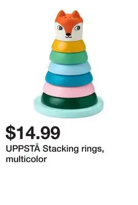 Ikea UPPSTÅ Stacking rings, multicolor offer