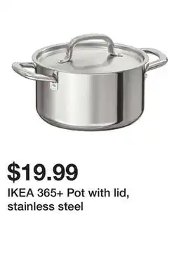 Ikea IKEA 365+ Pot with lid, stainless steel offer