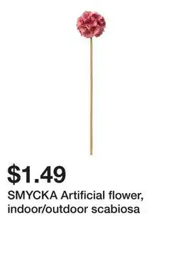 Ikea SMYCKA Artificial flower, indoor/outdoor scabiosa offer