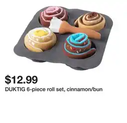 Ikea DUKTIG 6-piece roll set, cinnamon/bun offer